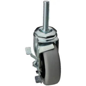 ALBION DCIX04052SF-S33GN Swivel Stem Caster With Brake 4 Inch 275 Lb | AC6BUK 32J982