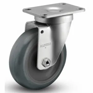 ALBION P2XA05031S Plate Caster, 5 Inch Dia, 6 3/16 Inch Height, Swivel Caster | CN8FAL 60FD31