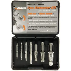 ALDEN 7017P Drill/extractor Set 7 Piece #5-1/2 Inch Cap | AD7EUV 4DZL8