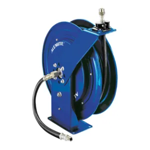 ALEMITE 7135-A Bare Reel, Pressure 1500 Psi, Size 1/2 x 1/2 Inch NPTF, Blue | CE6AMA