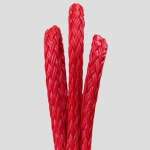 ALL GEAR AG12SP12150MB Hollow Braid Rigging Tool Line, 12 Strand Polyester, 150 Ft. Length, Red | CJ6PFU