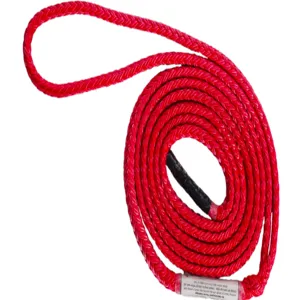 ALL GEAR AG12SPSL1212 Spider Leg Sling, 12 Strand Polyester, 1/2 Inch Dia., 12 Ft. Length, Red | CJ6PQL