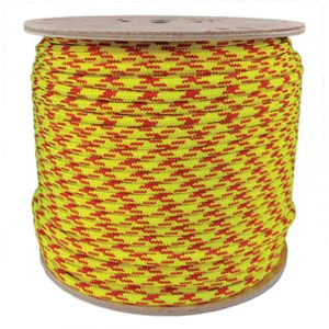 ALL GEAR AG24SP716600RY Climbing Rope PES 7/16 inch diameter 600 feet length | AJ2FWB 49P103