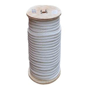 ALL GEAR AG3STN34600 3 Strand Twisted Nylon Rope, 3/4 Inch Dia., 600 Ft. Length, White | CJ6PZX