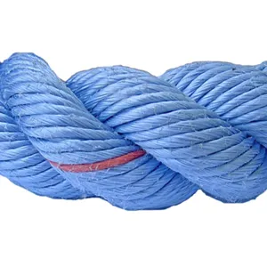 ALL GEAR AG3STCP12600 Bull Rope, 3 Strand Co Polymer, 1/2 Inch Dia., 600 Ft. Length, Blue | CJ6QAD