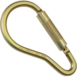 ALL GEAR AGCBPS Rigging Carabiner, Steel, Pear Shape, 217mm Height, 125mm Width, Bronze | CJ6PKG