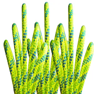 ALL GEAR AGKM716150BGY Arborist Static Rescue/Rappelling Line, 32 Strand, 150 Ft. Length, Blue/Green/Yellow | CJ6PAU