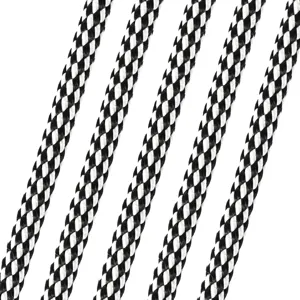 ALL GEAR AGKMC716600BW Arborist Static Rescue/Rappelling Line, 32 Strand, 600 Ft. Length, Black/White | CJ6PAL