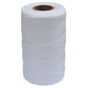 ALL GEAR AGPT8P1200 Polyester Waxed Twine, 1200 Ft. Length, White | CJ6PUM