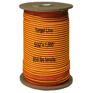 ALL GEAR AGPTL18150 Wurfleinen, geflochtenes Polyethylen, 1/8 Zoll Durchmesser, 150 Fuß. Länge, Neongelb/Orange | CJ6PHX