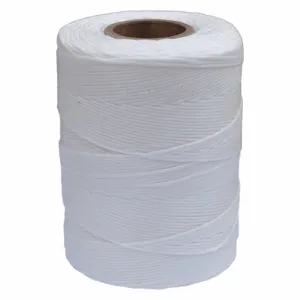 ALL GEAR AGPWT8P1200 Splicing/Wax Twine, 8 Ply, 1200 Poly, White, 1, 200 Ft Rope Lg, Twine | CN8FGM 59ZF05