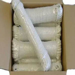 ALL GEAR AGSBC38100 Sash Cord, Braid Cotton, #12 Size, 100 Ft. Length, Natural White | CJ6PZJ