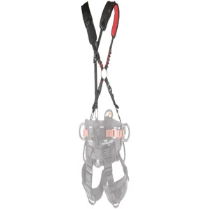 ALL GEAR AGTASRT-CT Fall Arrest Shoulder Harness, OSFA Size, Black With Red | CJ6PNK