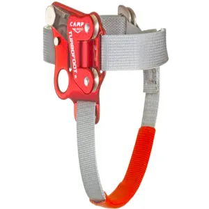 ALL GEAR AGTFA-R Left Foot Mini Ascender, OSFA Size, Gray And Red | CJ6PNN