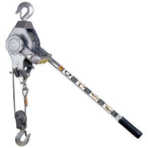 ALL MATERIAL HANDLING C3400-3H Cable Puller, 1/4 Inch Cable Size, 25 Inch Lever Length, 80 Lbs Capacity | CG6EEX