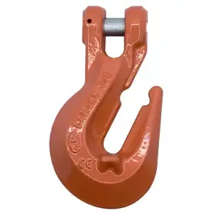 ALL MATERIAL HANDLING CFX10 Clevis Grab Hook, With Saddle, Grade 100, 3/8 Inch Chain Size | CL4XGD