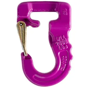 ALL MATERIAL HANDLING CJ026 Synthetic Sling Hook, Purple, 2,600 lbs. Working Load Limit. Working Load Limit | CL4YAW