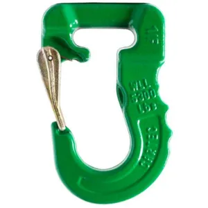 ALL MATERIAL HANDLING CJ053 Synthetic Sling Hook, Green, 5,300 lbs. Working Load Limit. Working Load Limit | CL4YAX