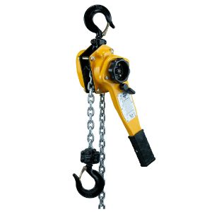 ALL MATERIAL HANDLING LC015-05ZS Lever Chain Hoist, With Shipyard Hook, 5 Inch Lift, 3300 Lbs Capacity, Zinc | CG6EHG