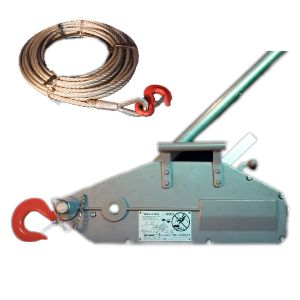 ALL MATERIAL HANDLING WD07-66 Wire Rope Grip Hoist, 7/16 Inch Size, 4000 Lbs Capacity | CG6EJM