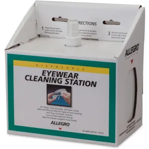 ALLEGRO SAFETY 0355-01 Small Disposable Cleaning Station, 600 Per Pack | CD4UPA