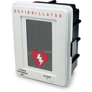 ALLEGRO SAFETY 4400-D Defibrillator Storage Cabinet, White | CD4UPX 1YUB8