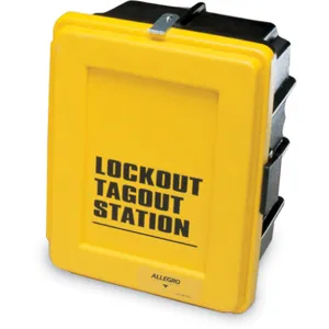 ALLEGRO SAFETY 4400-L Lockout/Tagout Wall Case | AG8EZG