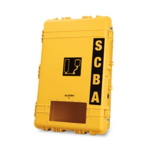 ALLEGRO SAFETY 4607 SCBA Wall Case, With 7-1/4 Inch Clips | CE7LVC