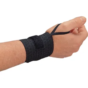 ALLEGRO SAFETY 7211-03 Rist-Rap, With Thumb, Black | AG8FBD