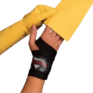 ALLEGRO SAFETY 7311 Thin Wrist Support, Black | AG8FBJ