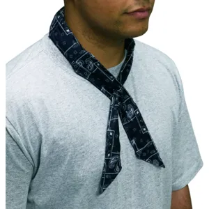 ALLEGRO SAFETY 8405-51 Cooling Wrap, Cowboy Bandana, Blue | AG8FCE