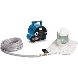 ALLEGRO SAFETY 9222-01A Double Bib Hood Cool Air System, 1 Worker, 50 Feet Airline Hose | CD4UTJ