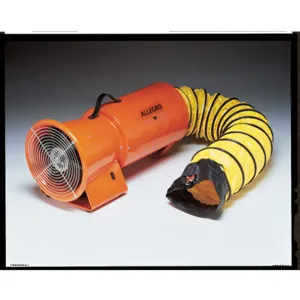 ALLEGRO SAFETY 9514-06E AC Axial Explosion Proof Blower, 8 Inch, 25 Feet Ducting, 220V | AG8FNY