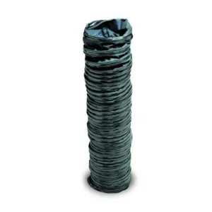 ALLEGRO SAFETY 9650-15EX Statically Conductive Ducting, 15 ft. Length, Vinyl & Polyester Construction, Black | AE3YRE 5GVX2