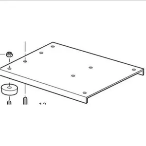 ALLEGRO SAFETY 9500-89 Blower Base Plate | AG8FJH