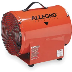 ALLEGRO SAFETY 9509-50E Ventilation Blower, High Output, Axial Fan 12 Inch, 220V AC | AG8FME