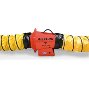 ALLEGRO SAFETY 9513-I AC Axial Explosion Proof Inline Booster Blower, 220V | AG8FNT