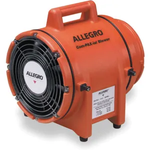 ALLEGRO SAFETY 9538-E AC Explosion Proof Compaxial Plastic Blower, 8 Inch Dia., Without Canister, 220V | AG8FUE