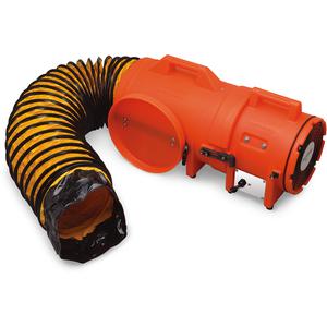 ALLEGRO SAFETY 9536-50 Axial DC Plastic Blower, 8 Inch, With Canister, 50 Feet Ducting, 12V | CD4UUD