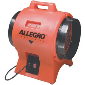 ALLEGRO SAFETY 9539-12 Confined Space Blower, Axial, 3425 RPM, 115V AC, 1 HP | AE3YRG 5GVX4