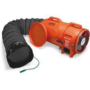 ALLEGRO SAFETY 9548-15 Explosion Proof Plastic Axial Blower, 12 Inch, With Canister and 15 Feet Duct, 115V | AG8FVJ