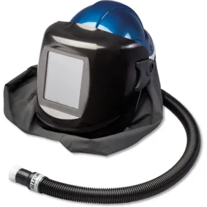 ALLEGRO SAFETY 9904-WB Supplied Air Shield And Welding Helmet, Black, Without Flow Valve | AG8GNG