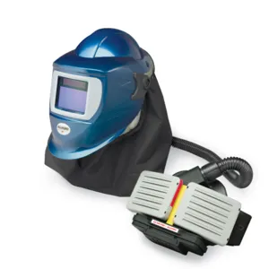 ALLEGRO SAFETY 9934-W Blue Welding Helmet, PAPR Assembly | AG8GQM