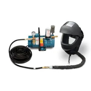 ALLEGRO SAFETY 9251-01 Grinding/Welding Air Shield System, 1 Worker, 50 Feet Hose | CJ3WJT