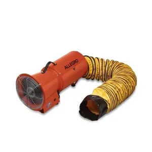 ALLEGRO SAFETY 9514-01A Ducting Canister, 15 Feet, Axial Blower | AG8FNU