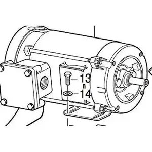 ALLEGRO SAFETY 9515-10EX Motor, 1/2 HP, 115/230V, Explosion Proof Blower | AG8FPK