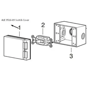 ALLEGRO SAFETY 9516-09 Switch Cover, High Output Blower | AG8FPY