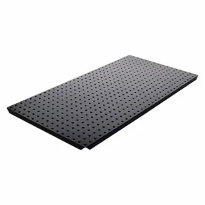 ALLIGATORBOARD ALGBRD16X32BLK Pegboard Panel, Round, 1/4 Inch Size Peg Hole Size, 16 Inch x 30 Inch x 5/8 Inch, Steel | CN8FKJ 33HY21