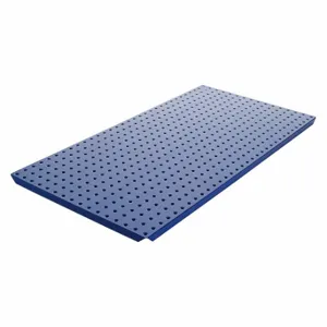 ALLIGATORBOARD ALGBRD16X32BLU Pegboard Panel, Round, 1/4 Inch Size Peg Hole Size, 16 Inch x 30 Inch x 5/8 Inch, Steel | CN8FKK 33HY22