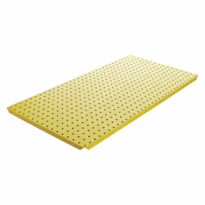 ALLIGATORBOARD ALGBRD16X32YEL Pegboard Panel, Round, 1/4 Inch Size Peg Hole Size, 16 Inch x 30 Inch x 5/8 Inch, Steel | CN8FKR 33HY26